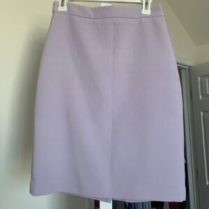 Lilac purple pencil skirt